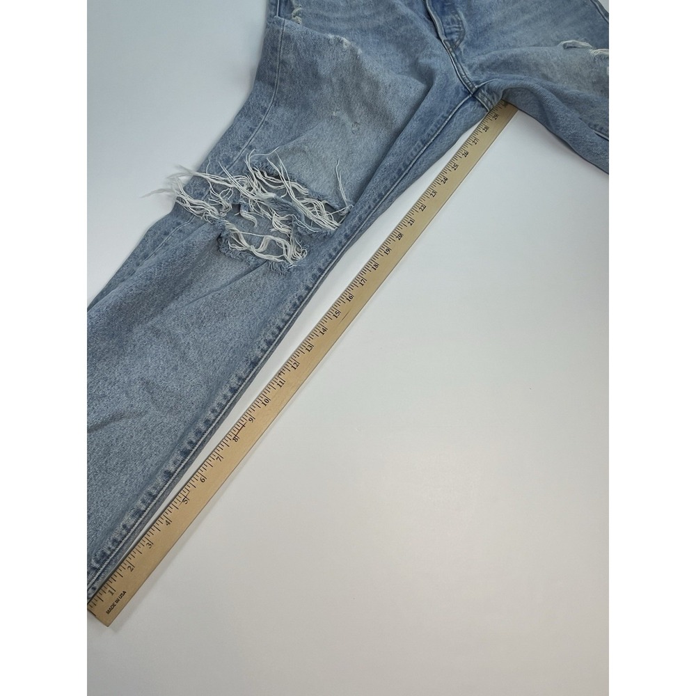 Levi's 501 93 Men Jeans 28x32 Light Blue Denim Big E Distressed Button Fly - Picture 5 of 10